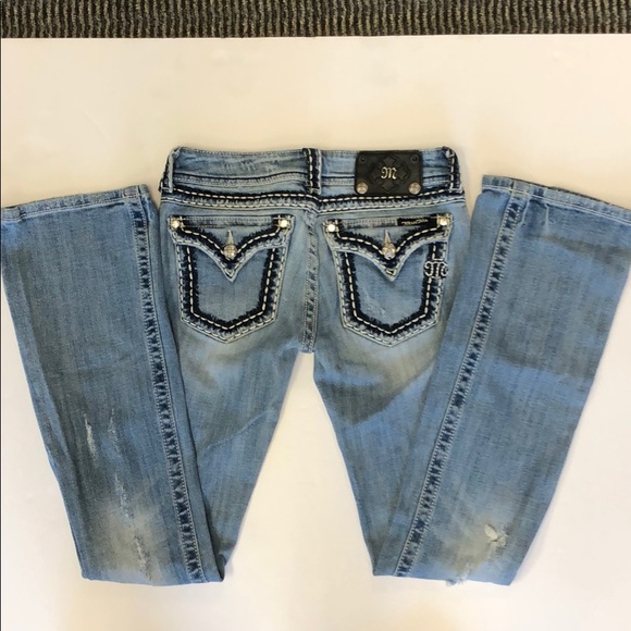 Distressed MISS ME Jeans Flap pocket - Picture 4 of 6